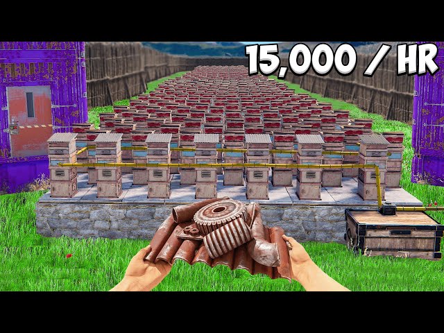 I Lived in a Automatic BEE Scrap Farm... (so broken)