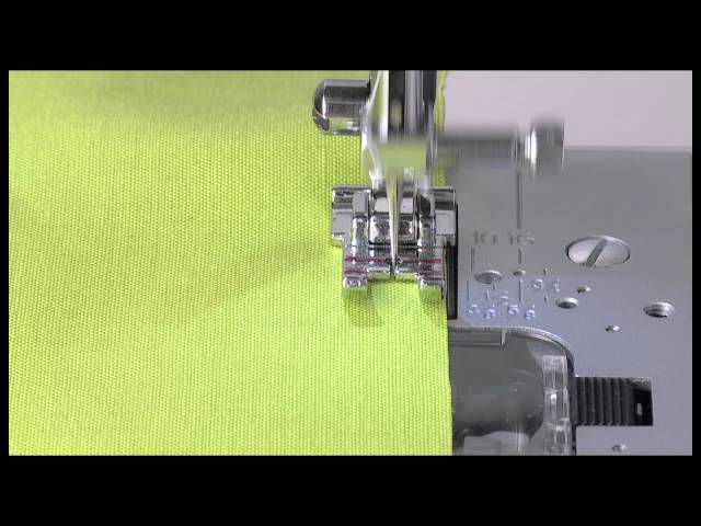 SINGER® Quarter Inch Presser Foot Tutorial
