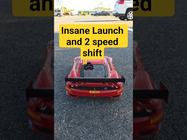 Full Throttle Kyosho Inferno GT Ferrari F430! #rccar #nitro #shorts