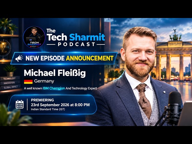 🎙️Michael Fleißig on Enterprise AI, IBM Z & the Future of Mainframes | The Tech Sharmit Podcast