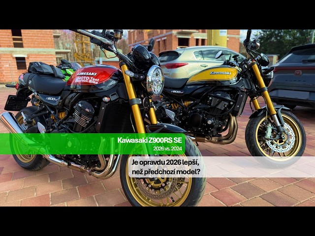 Kawasaki Z900RS SE (2026) - je lepší nový model nebo předchozí? Velké srovnání 2024 vs 2026 je tu!