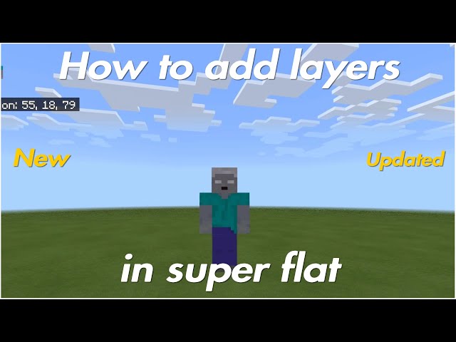 How to add Layers in superflat (NEW UPDATED) (MAKE SUPERFLAT DEEPER)