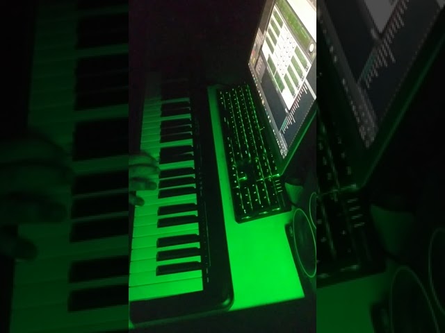 My new one hand melody with violin and clarinet digital instruments