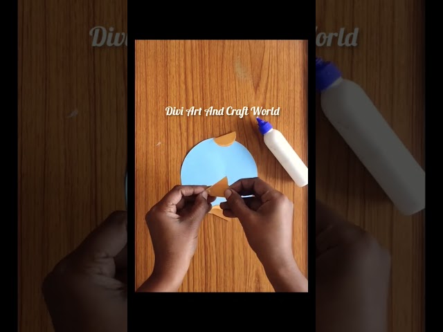 How to make cute origami fish / paper fish #shorts #papercraft