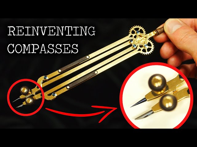 This novelty Compasses always keep their tips straight
