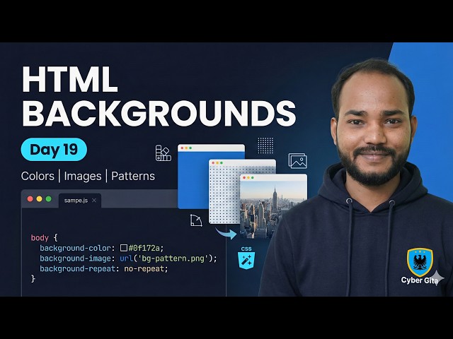 HTML Backgrounds Tutorial | Colors, Images, Patterns & Modern CSS Tips Explained