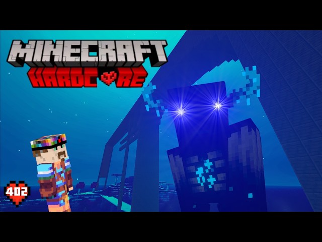 WARDEN OF DOOM!!! (also game drop) | HARDCORE MINECRAFT | 402