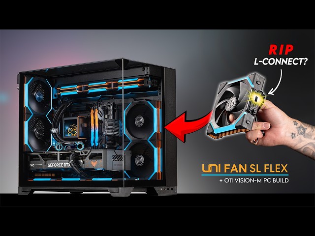 Lian Li's Best PC Fan is Here… | UNI FAN SL FLEX | O11 Vision-M PC Build