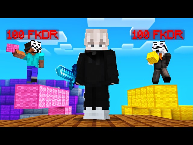 Unwinnable 1v2 Clutch Against 100 FKDR Cheaters In Bedwars
