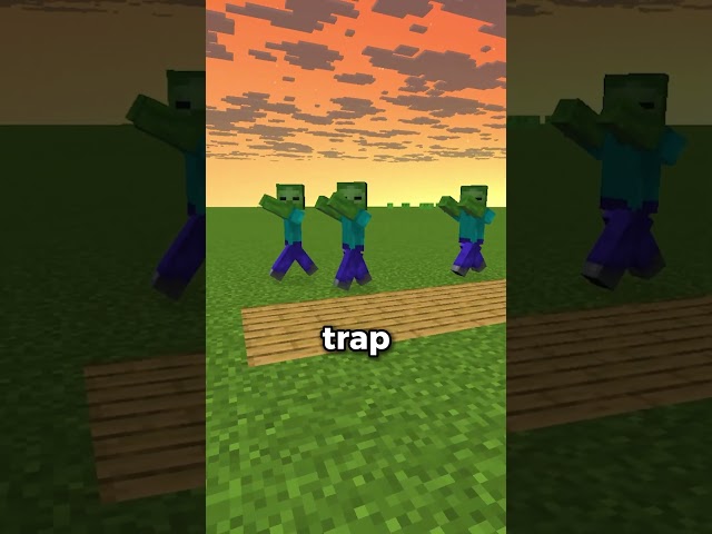GENIUS Mob Trap in Minecraft 🤯 #minecraft