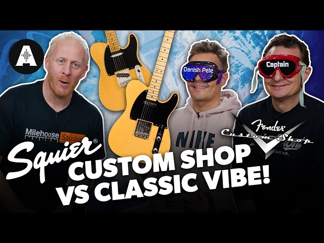 With a Proper Setup - Squier Classic Vibe vs Fender Custom Shop | Feat. Milehouse Studios!