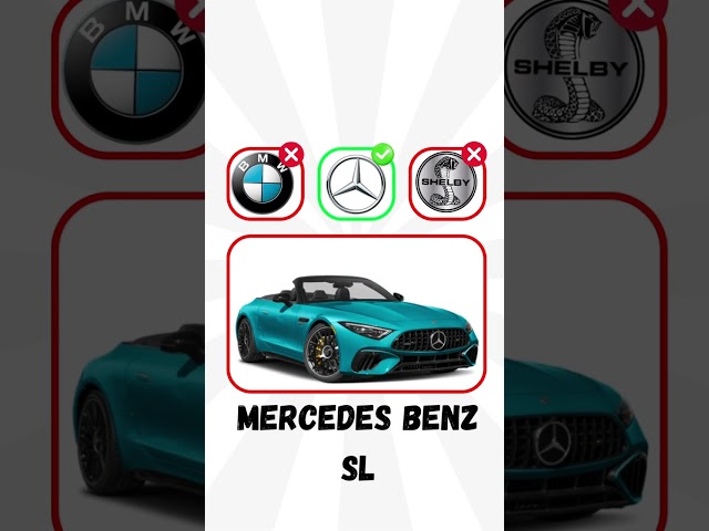 Guess The Car Brand By Car (Famous Cars)