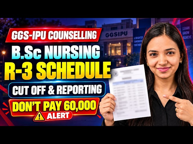 ⚠️ IPU Bsc Nursing Counselling 2026 Cut Off & Reporting - Don't Pay 60K Fees - Watch this Urgently