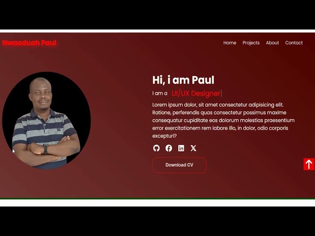 Creating three projects using HTML and CSS