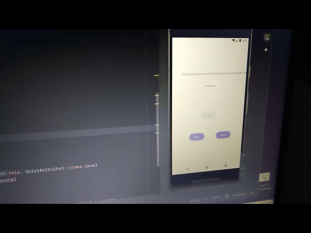 Quizz app part3