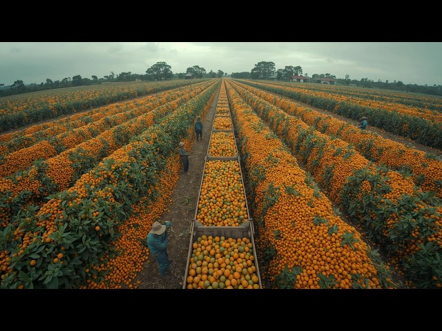 The Complete Orange Juice Production Process That Most People Never See