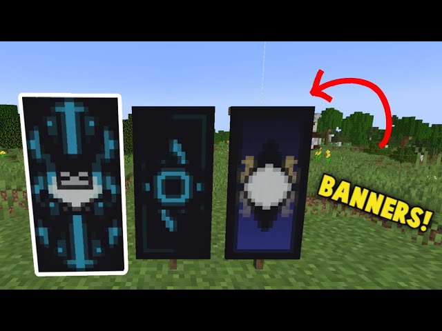 3 AMAZING Banner Designs | A Minecraft Tutorial