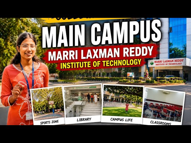 Marri Laxman Reddy institute of technology/college tour #EAMCET code:MLID #mlrit#maincampus #mlrs 