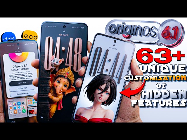 🔥 INSANE 😱 OriginOS 6 Best Customisation Settings 🥵 | For Vivo & iQOO users #vivo #originos6