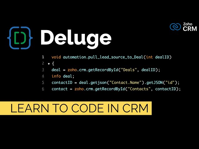 Zoho Deluge Functions Beginner Tutorial || Write your first Script EASY