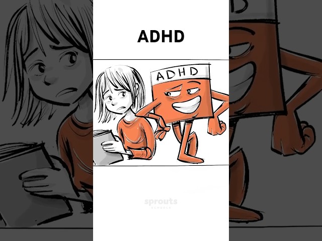 ADHD from Childhood to Adulthood [Shorts Version] #adhd #psychology