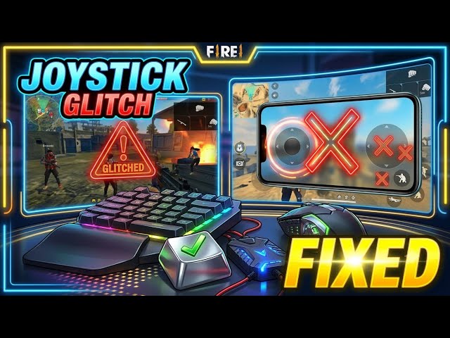 How To Fix JOYSTICK Problem in Free Fire (Keyboard + Mouse) ❌ Auto Movement Fixed