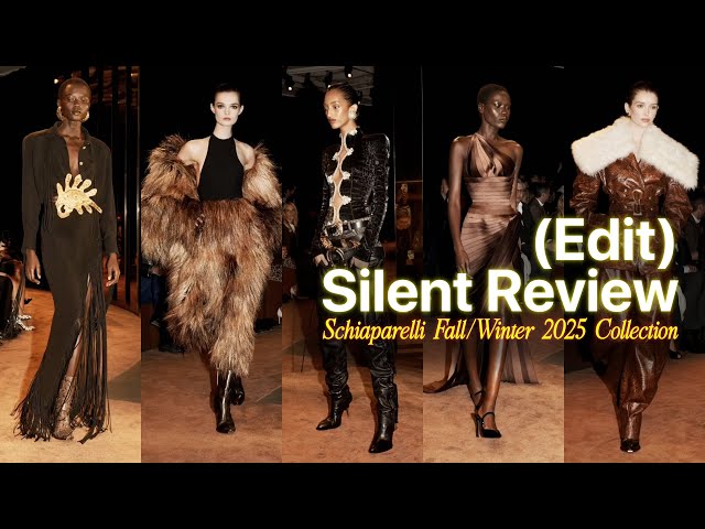 Schiaparelli Fall/Winter Collection FW2025 | First Impressions, Opening Looks and Subtle Commentary