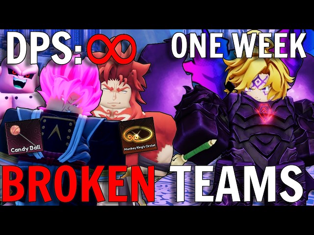 I Spent One WEEK Making THE STRONGEST Teams In Anime Vanguards (Anniversary Update Prep)