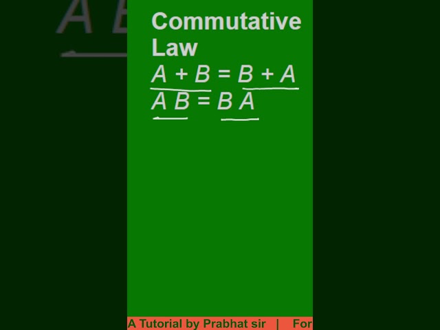 Commutative law #trending #tredingshorts #shorts   #shortvideo #shorts, #viralshorts #computer