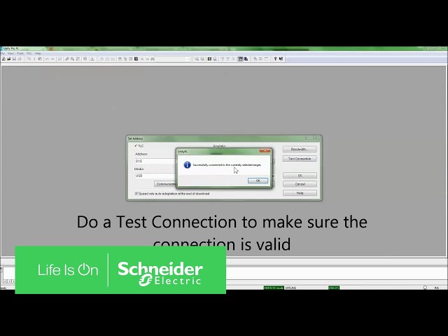 Connecting a PLC to Unity Pro | Schneider Electric