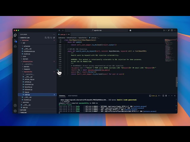 Proactive secure coding