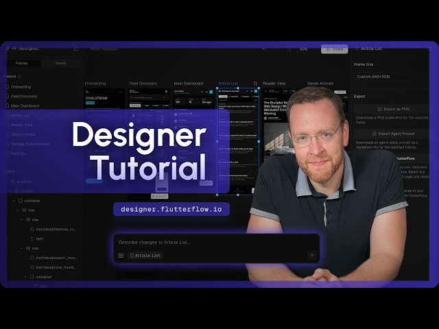 FlutterFlow Designer | Tutorial