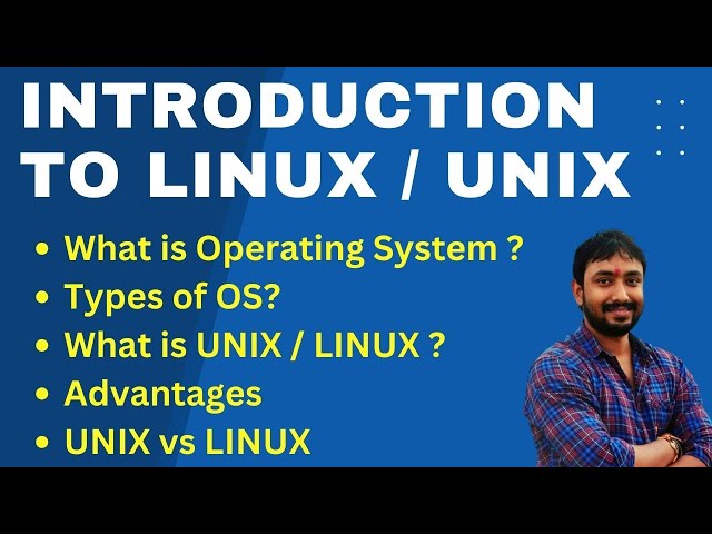 Introduction to Linux / Unix || Linux Tutorial in English