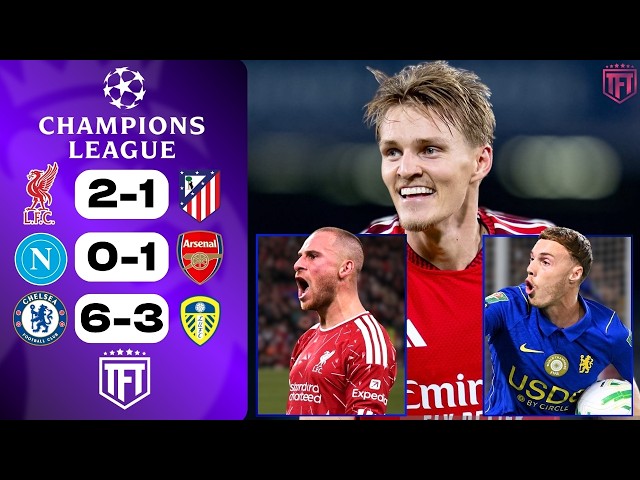 Odegaard STUNNER! Napoli 0-1 Arsenal Highlights! Mac Allister SCREAMER! Liverpool 2-1 Atletico