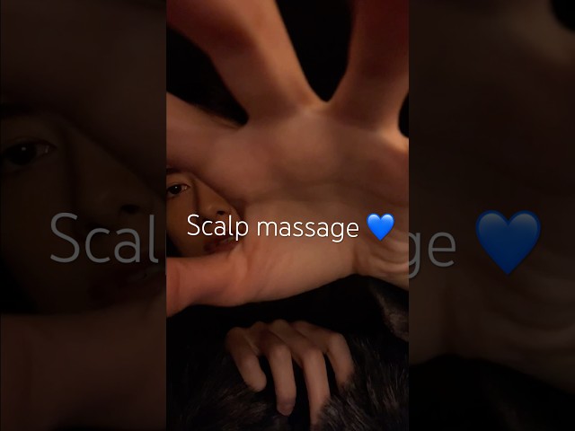 A scalp massage for you! #asmr #scalpmassage
