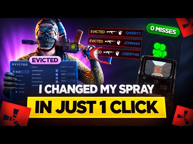 I CHANGED MY SPRAY IN 57 SECONDS WITH RUST SCRIPTS