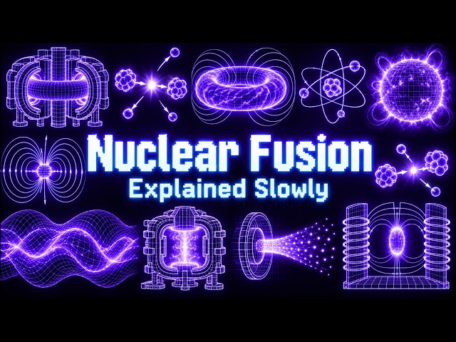 Every Confusing Thing About Nuclear Fusion Explained Slowly (For Sleep)