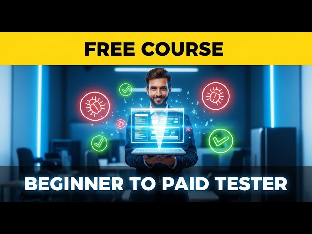 QA Testing Tutorial for Beginners – Learn Manual Testing from Beginner to PAID Tester
