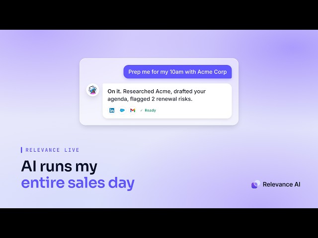 Most AEs Spend Their Day on Everything But Selling. Here's the Fix | Relevance Live