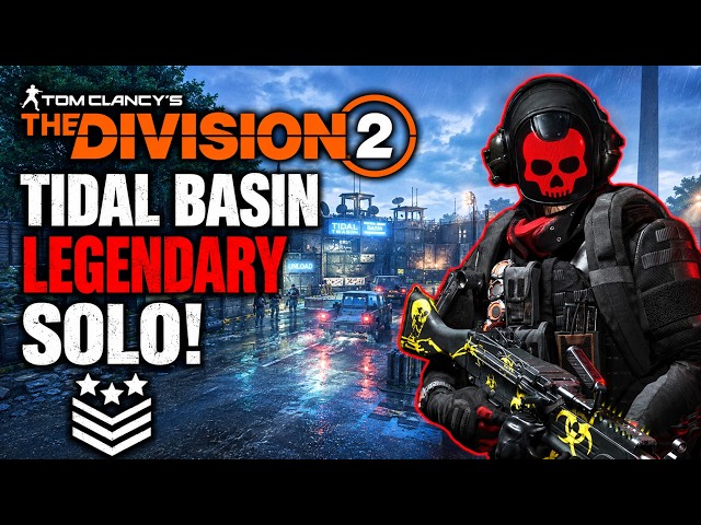 Tidal Basin LEGENDARY SOLO | PESTILENCE Tipping Scales Tank Build - The Division 2