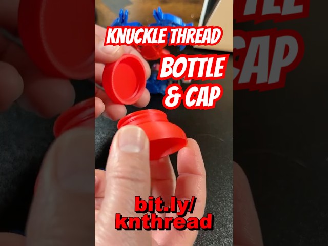 Knuckle Thread Bottle & Cap: A Tinkercad Sketch Mastery Skill! 💯🔥
