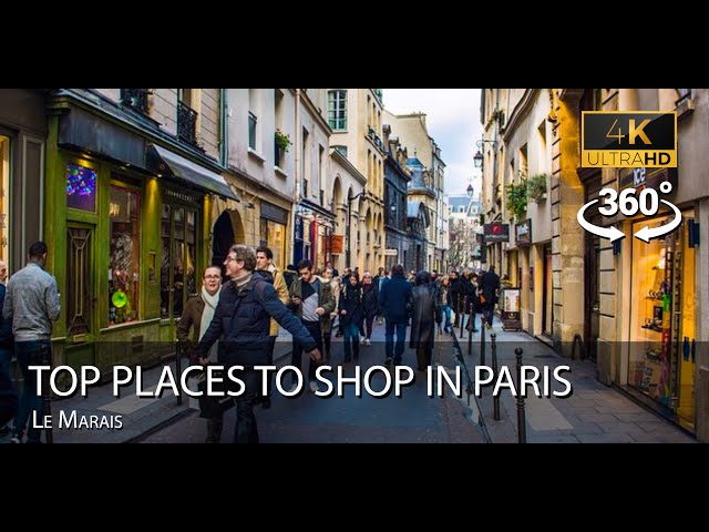 Le Marais paris shopping streets 360