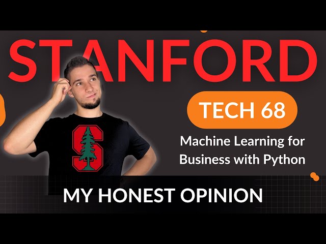Machine Learning for Business With Python (TECH 68) My Top AI Course!