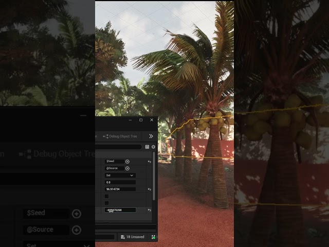 You should use Splines and PCG for generating foliage array. #UE5 #gamedev #environmentart