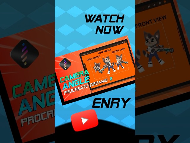 Camera Angle new Tutorial now on the channel #animation #cameramovement #procreatedreams #ipad #2d