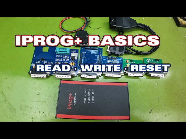 Iprog+ Tutorial for Beginners | Read, Write & ECU Functions Explained #ecurepair