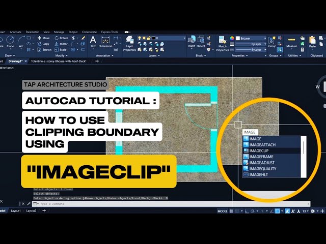 How To Use Clipping Boundary Using IMAGECLIP | Clip Images in AutoCAD | AutoCAD Tips & Tricks 2026
