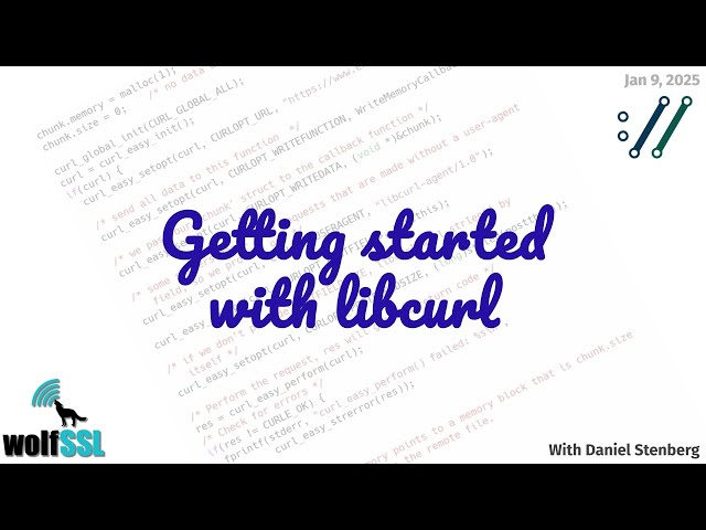 Getting started with libcurl - with Daniel Stenberg
