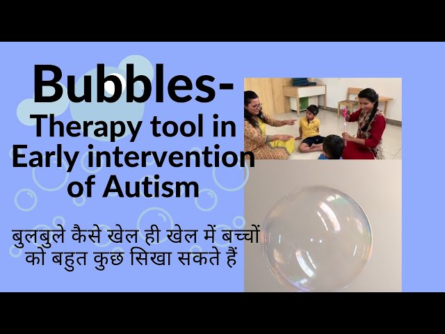 Using Bubbles in Therapy | Activity Ideas for Children at home