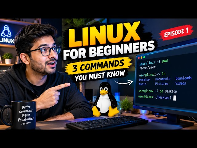 Linux Command Line for Beginners | pwd, ls, cd Explained (Episode 1)